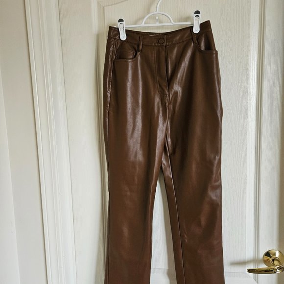 Oak and Fort faux leather pants - Picture 2 of 4